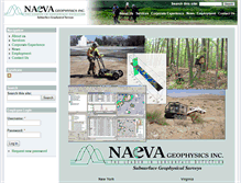 Tablet Screenshot of naevageophysics.com